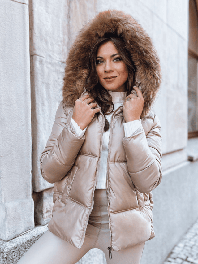 SPARKLE télikabát szőrmés kapucnival - Image 3